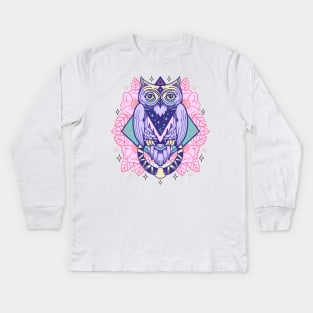 Owl door knocker Kids Long Sleeve T-Shirt